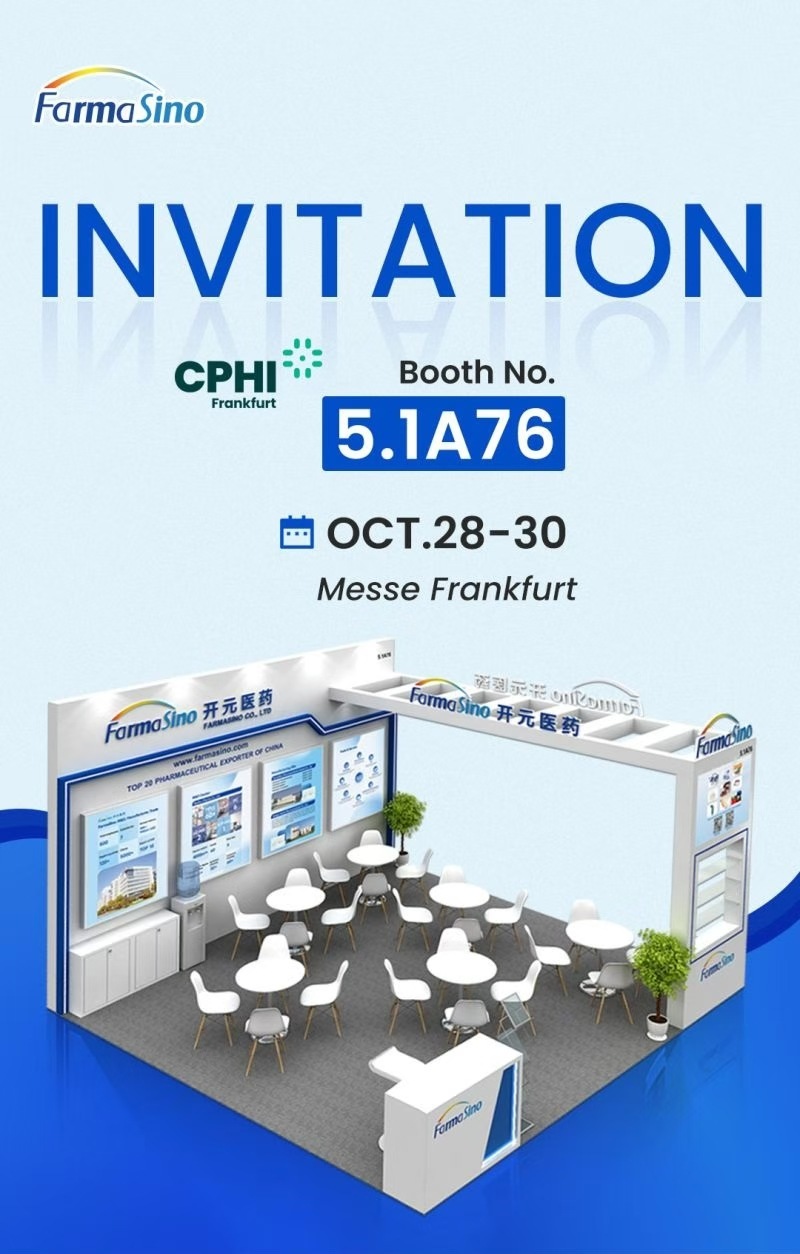 FarmaSino to Showcase Innovation at CPHI Frankfurt 2025